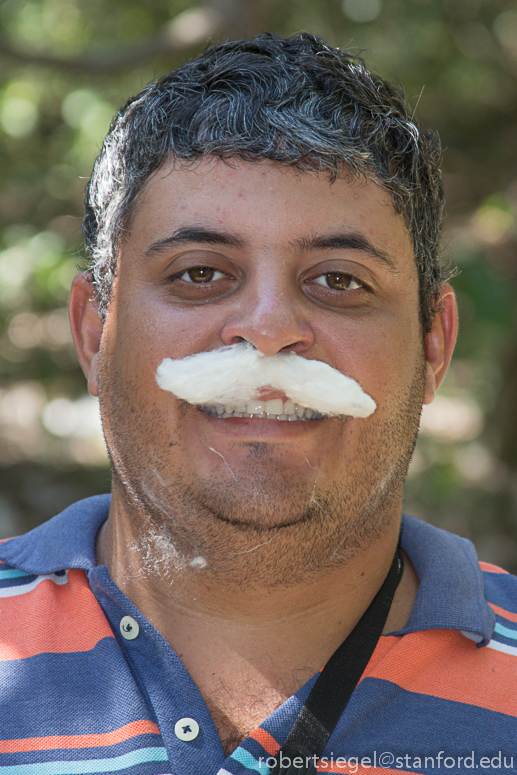Tito with kapok mustache